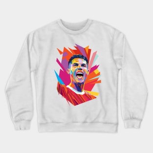 Cristiano Ronaldo Pop Art WPAP #1 Crewneck Sweatshirt